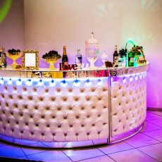 Bar de Captone Branco, luxo e sofisticação para o seu evento